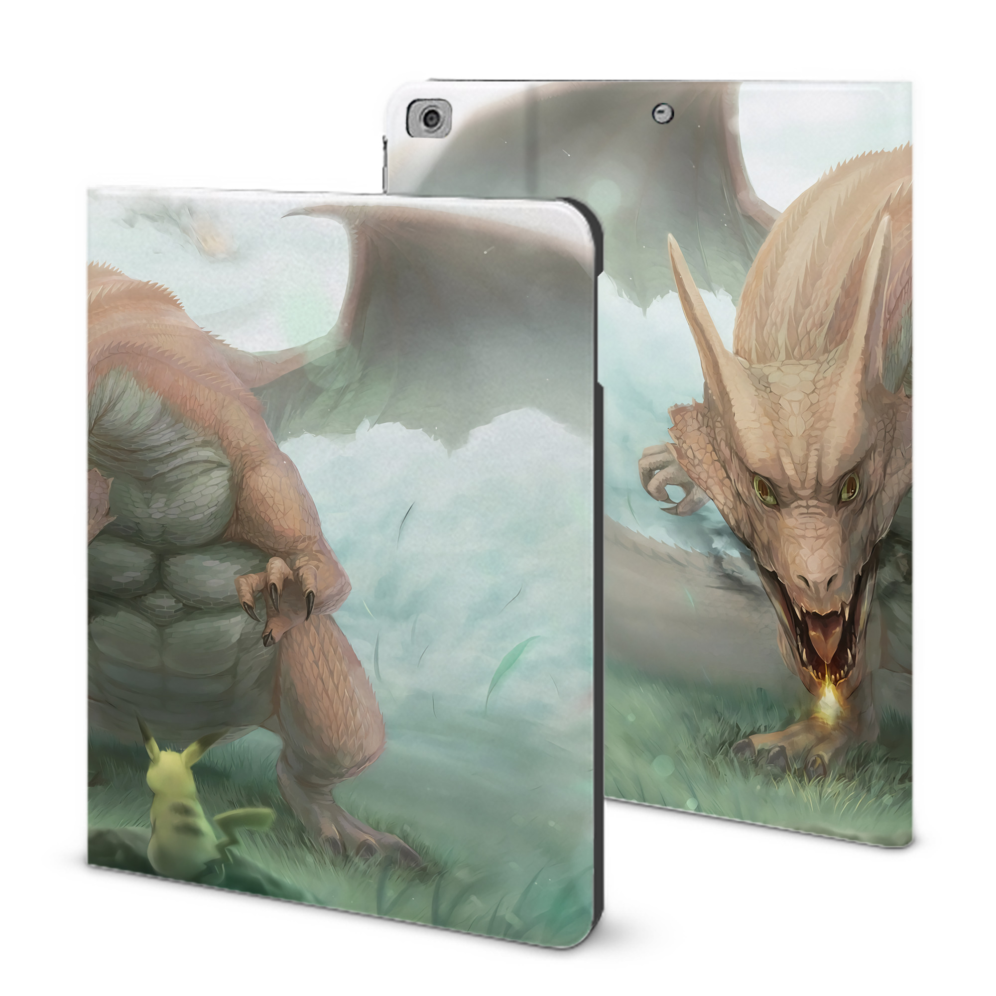 （画像用） ポケットモンスター Pokémon IPad ケース ブック型 PUレザー TPU 耐衝撃 軽量 薄型 ペン収納なし 全面保護 IPad 各モデル対応